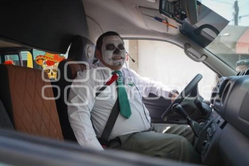 TLAXCALA . TRANSPORTE DÍA DE MUERTOS