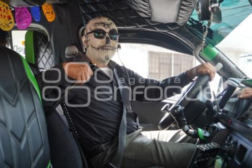 TLAXCALA . TRANSPORTE DÍA DE MUERTOS