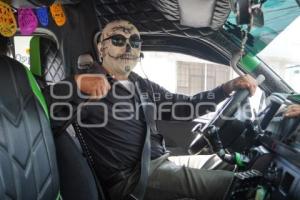 TLAXCALA . TRANSPORTE DÍA DE MUERTOS