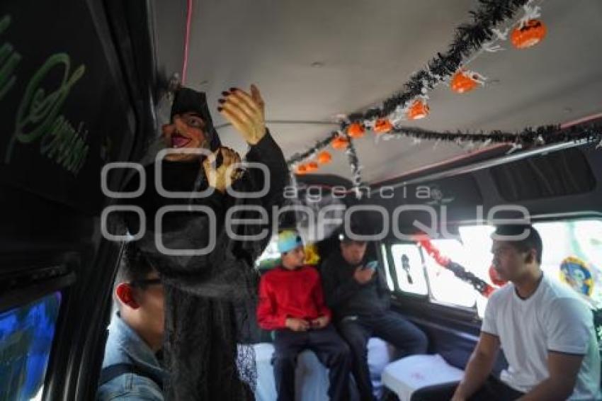 TLAXCALA . TRANSPORTE DÍA DE MUERTOS