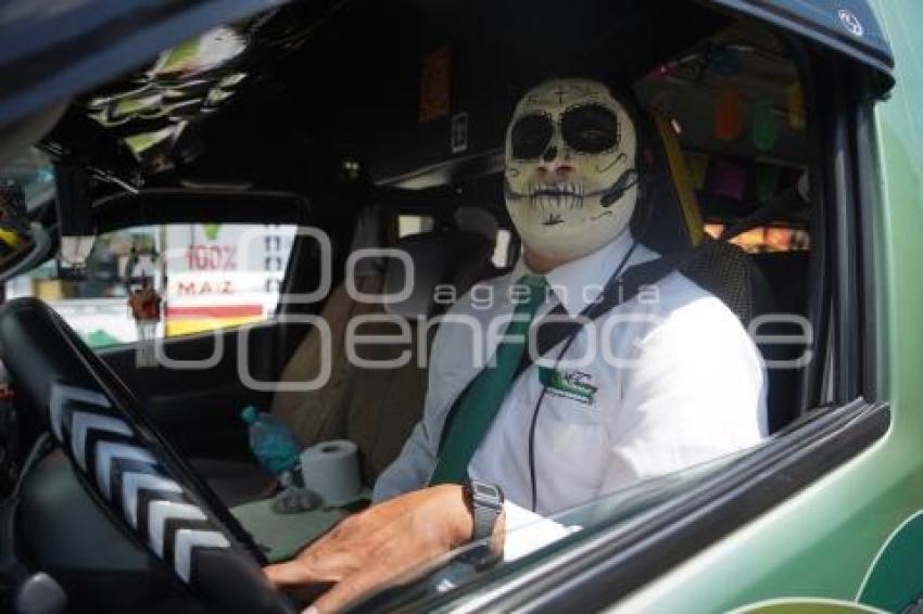 TLAXCALA . TRANSPORTE DÍA DE MUERTOS