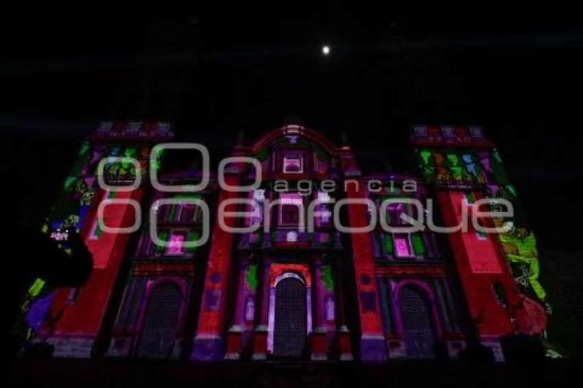 VIDEO MAPPING . CATEDRAL DE PUEBLA