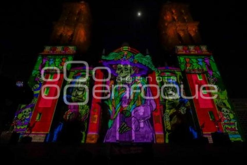 VIDEO MAPPING . CATEDRAL DE PUEBLA