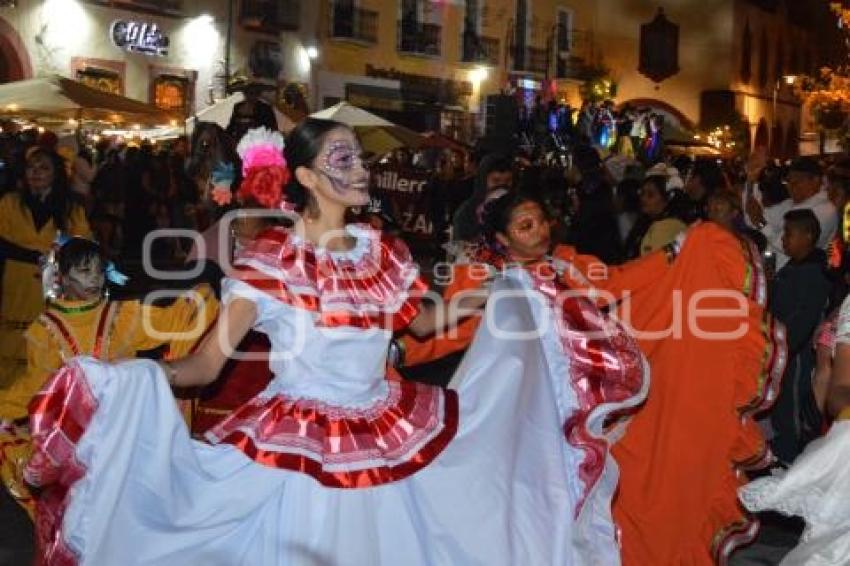 ATLIXCO . DESFILE DE CALAVERAS