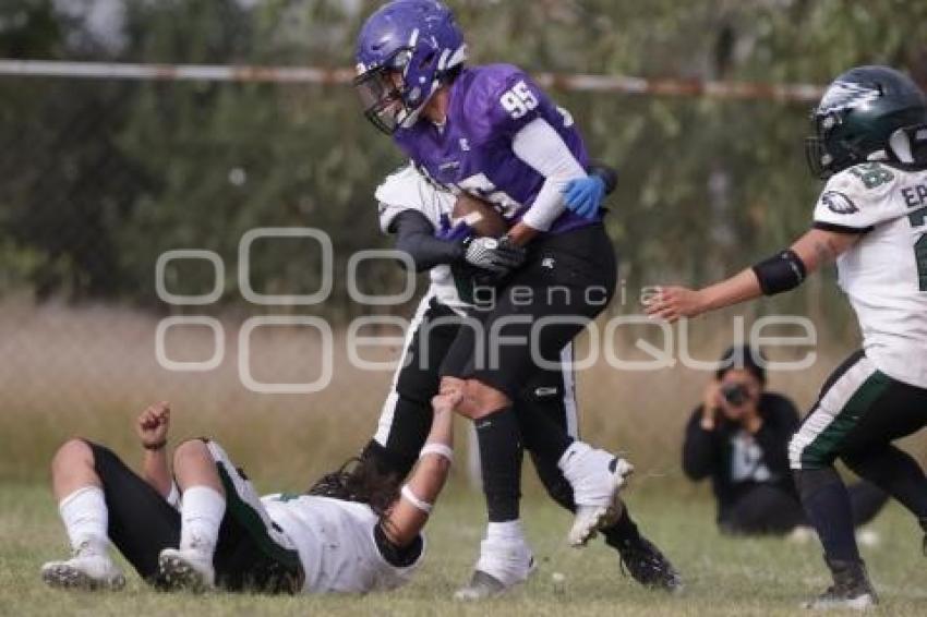FÚTBOL AMERICANO . MEDUSAS VS EAGLES