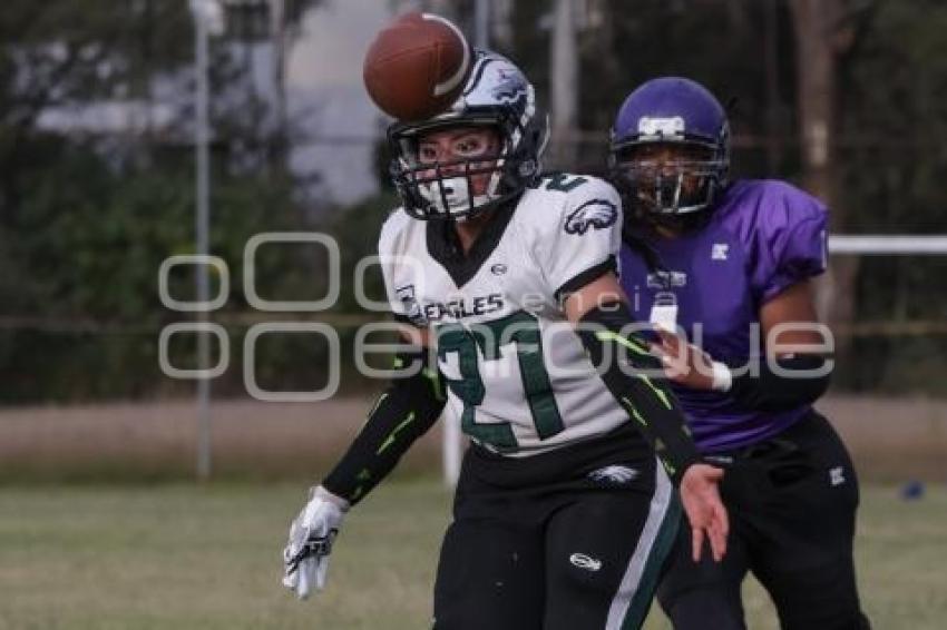 FÚTBOL AMERICANO . MEDUSAS VS EAGLES