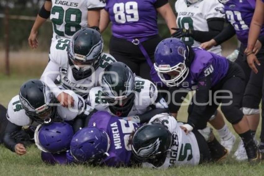 FÚTBOL AMERICANO . MEDUSAS VS EAGLES