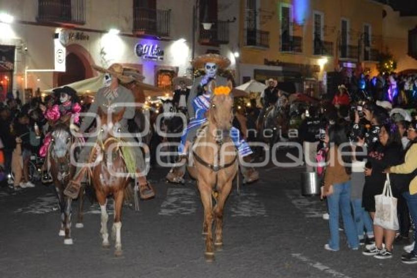 ATLIXCO . DESFILE DE CALAVERAS