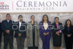 SAN ANDRÉS CHOLULA .  CEREMONIA CÍVICA