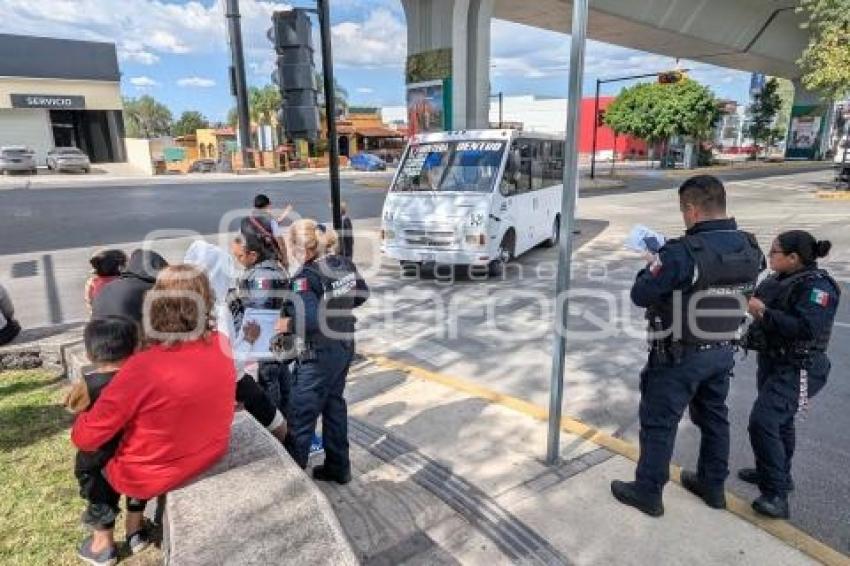 CHOQUE TRANSPORTE PÚBLICO