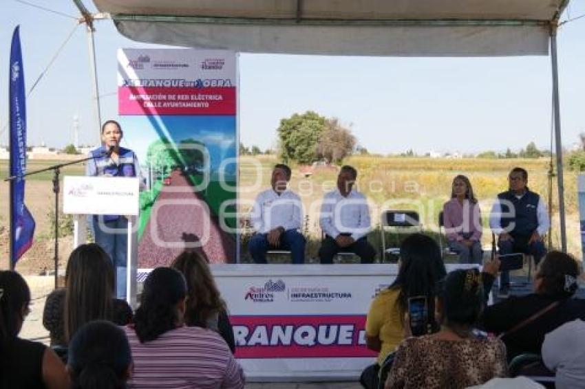 SAN ANDRÉS CHOLULA . AMPLIACIÓN RED ELÉCTRICA