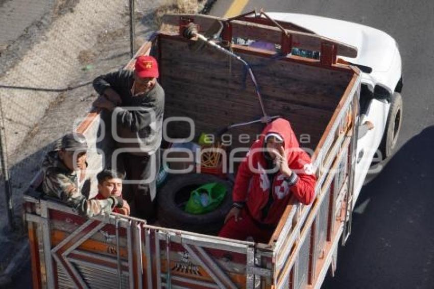TLAXCALA . TRÁFICO VEHICULAR