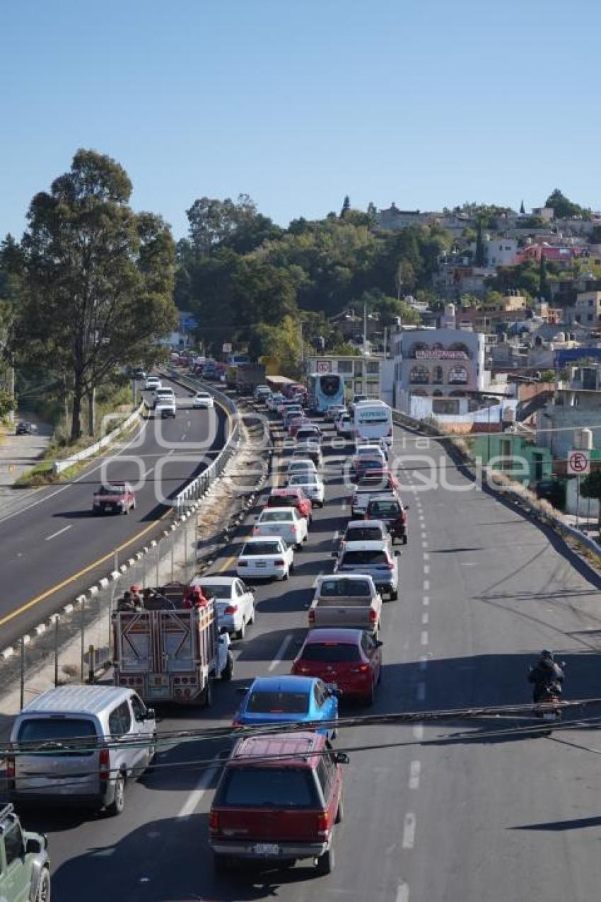 TLAXCALA . TRÁFICO VEHICULAR