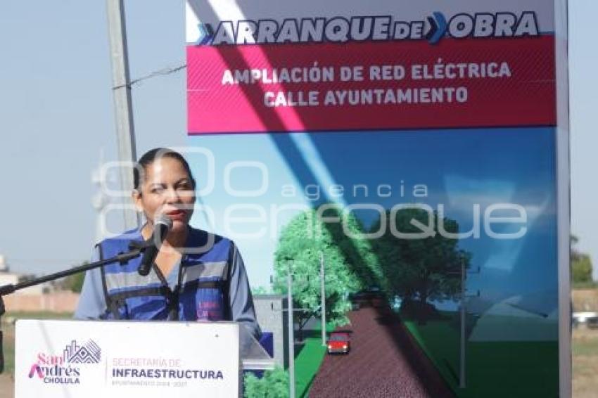 SAN ANDRÉS CHOLULA . AMPLIACIÓN RED ELÉCTRICA