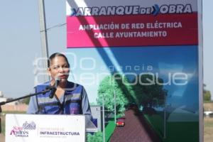 SAN ANDRÉS CHOLULA . AMPLIACIÓN RED ELÉCTRICA