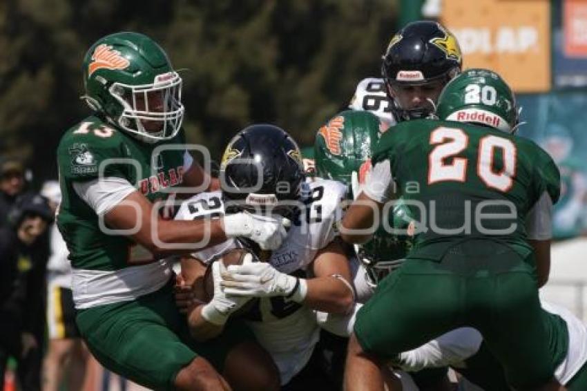 FÚTBOL AMERICANO . AZTECAS UDLAP VS ZORROS