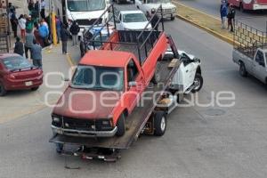 AMOZOC . ACCIDENTE VIAL
