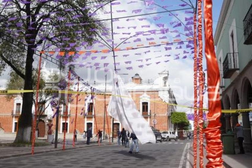 TLAXCALA . CAIDA DE ADORNOS