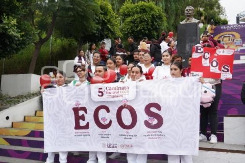 TLAXCALA . CAMINATA NACIONAL ECOS