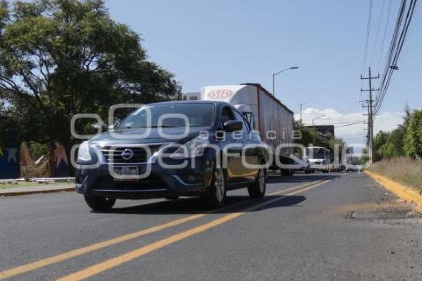 CICLOVÍA . RECTA A CHOLULA