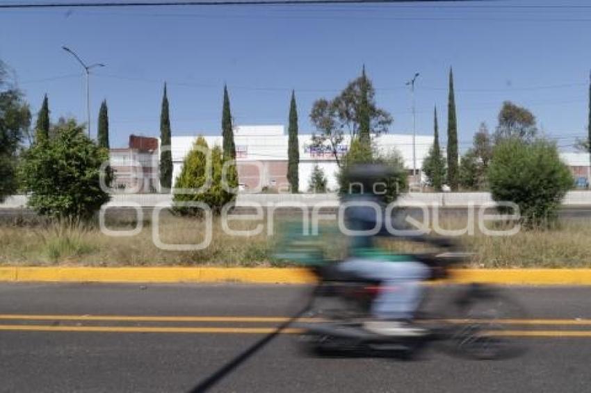 CICLOVÍA . RECTA A CHOLULA