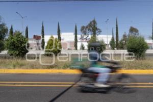 CICLOVÍA . RECTA A CHOLULA