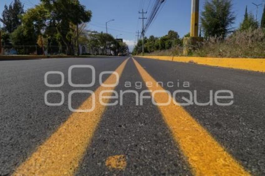 CICLOVÍA . RECTA A CHOLULA