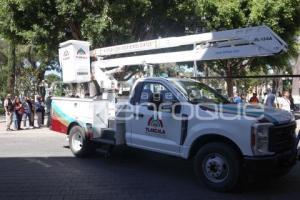 TLAXCALA . ENTREGA DE CAMIONES