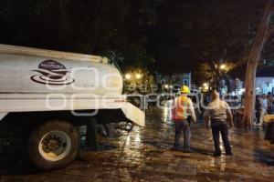 ATLIXCO . LIMPIEZA ZÓCALO