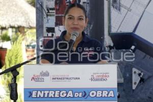 SAN ANDRÉS CHOLULA . REHABILITACIÓN AVENIDA