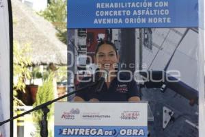 SAN ANDRÉS CHOLULA . REHABILITACIÓN AVENIDA