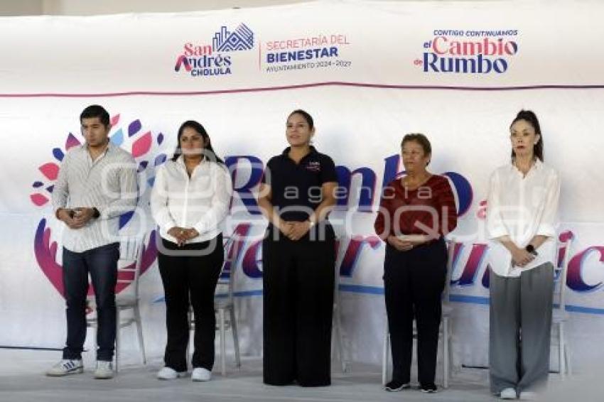 SAN ANDRÉS CHOLULA . APOYOS ALIMENTARIOS