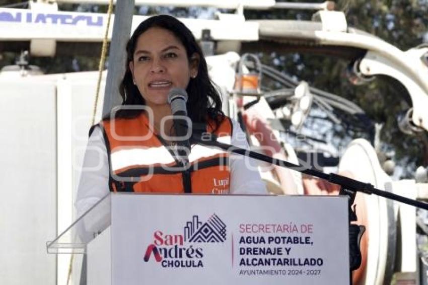 SAN ANDRÉS CHOLULA . OBRA AGUA POTABLE