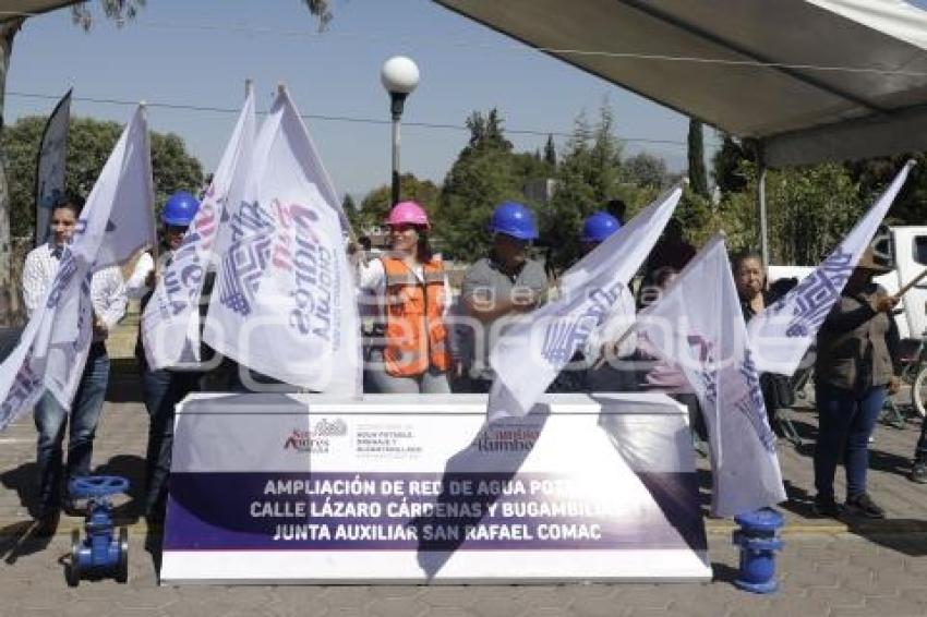 SAN ANDRÉS CHOLULA . OBRA AGUA POTABLE