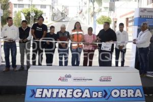 SAN ANDRÉS CHOLULA . ENTREGA DE OBRA