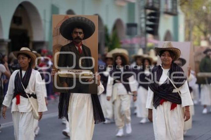 TLAXCALA . DESFILE REVOLUCIÓN MEXICANA