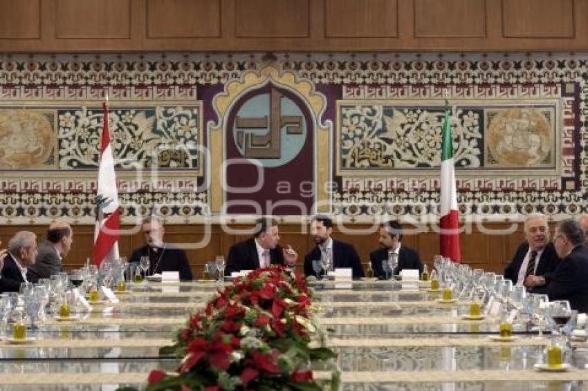 REUNIÓN EMBAJADOR LÍBANO