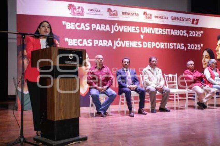 SAN PEDRO CHOLULA . BECAS UNIVERSITARIAS