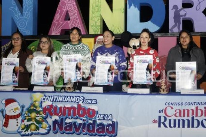 SAN ANDRÉS CHOLULA .  ENCENDIDO ÁRBOL DE NAVIDAD