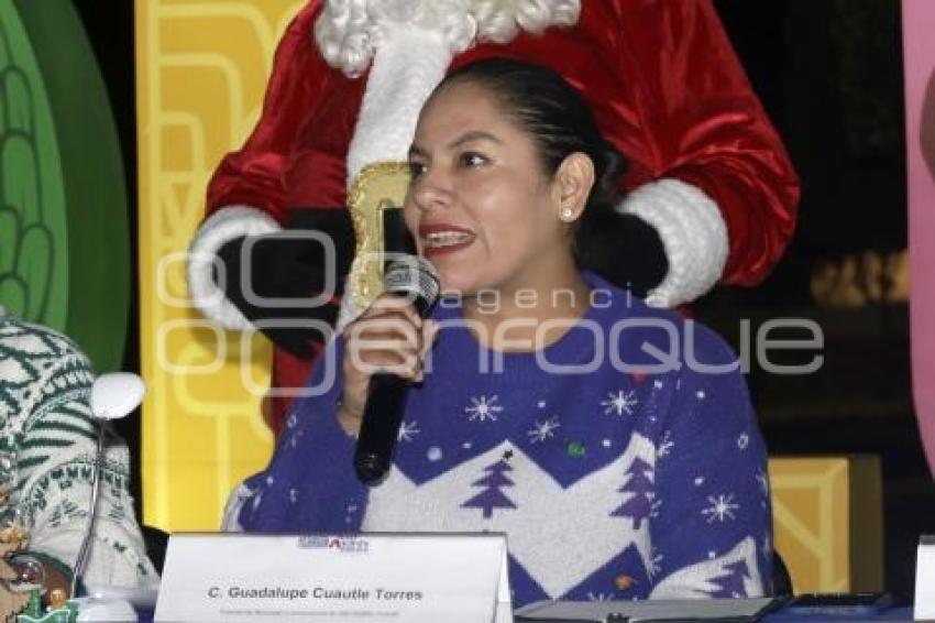SAN ANDRÉS CHOLULA .  ENCENDIDO ÁRBOL DE NAVIDAD