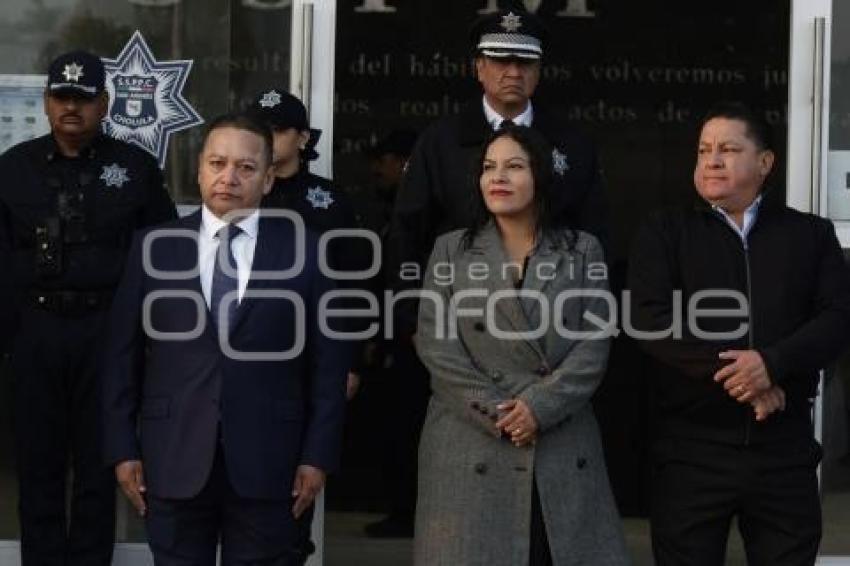 SAN ANDRÉS CHOLULA . ENTREGA EQUIPAMIENTO