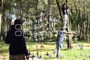 TLAXCALA . ADORNOS JARDÍN BOTANICO