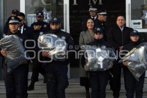 SAN ANDRÉS CHOLULA . ENTREGA EQUIPAMIENTO