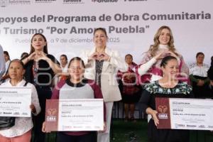 GOBIERNO ESTATAL . OBRA COMUNITARIA EN TURISMO