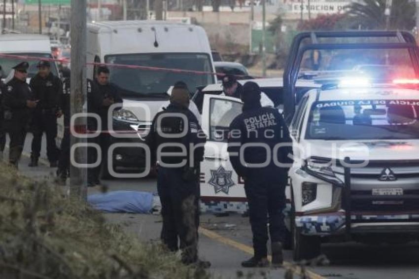 CADÁVER . CARRETERA FEDERAL PUEBLA - TEHUACÁN