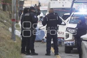 CADÁVER . CARRETERA FEDERAL PUEBLA - TEHUACÁN