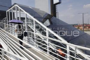 VÍA ATLIXCÁYOTL . PUENTE PEATONAL