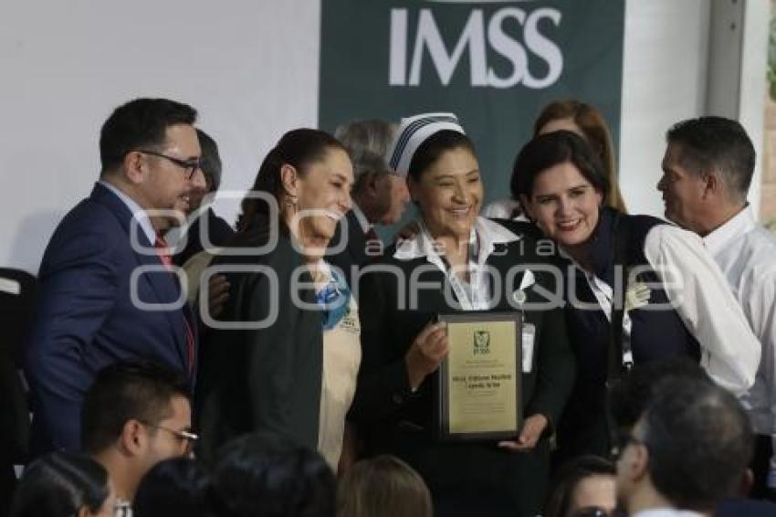 HOSPITAL SAN ALEJANDRO . CLAUDIA SHEINBAUM