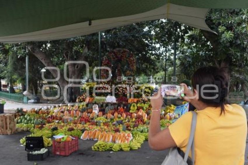 ATLIXCO . OFRENDA GUADALUPANA