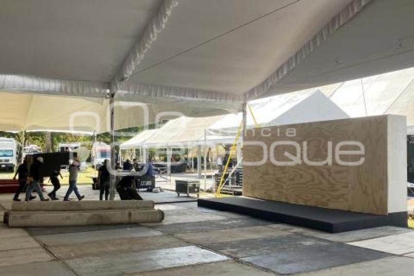 PREPARATIVOS INFORME GOBERNADOR